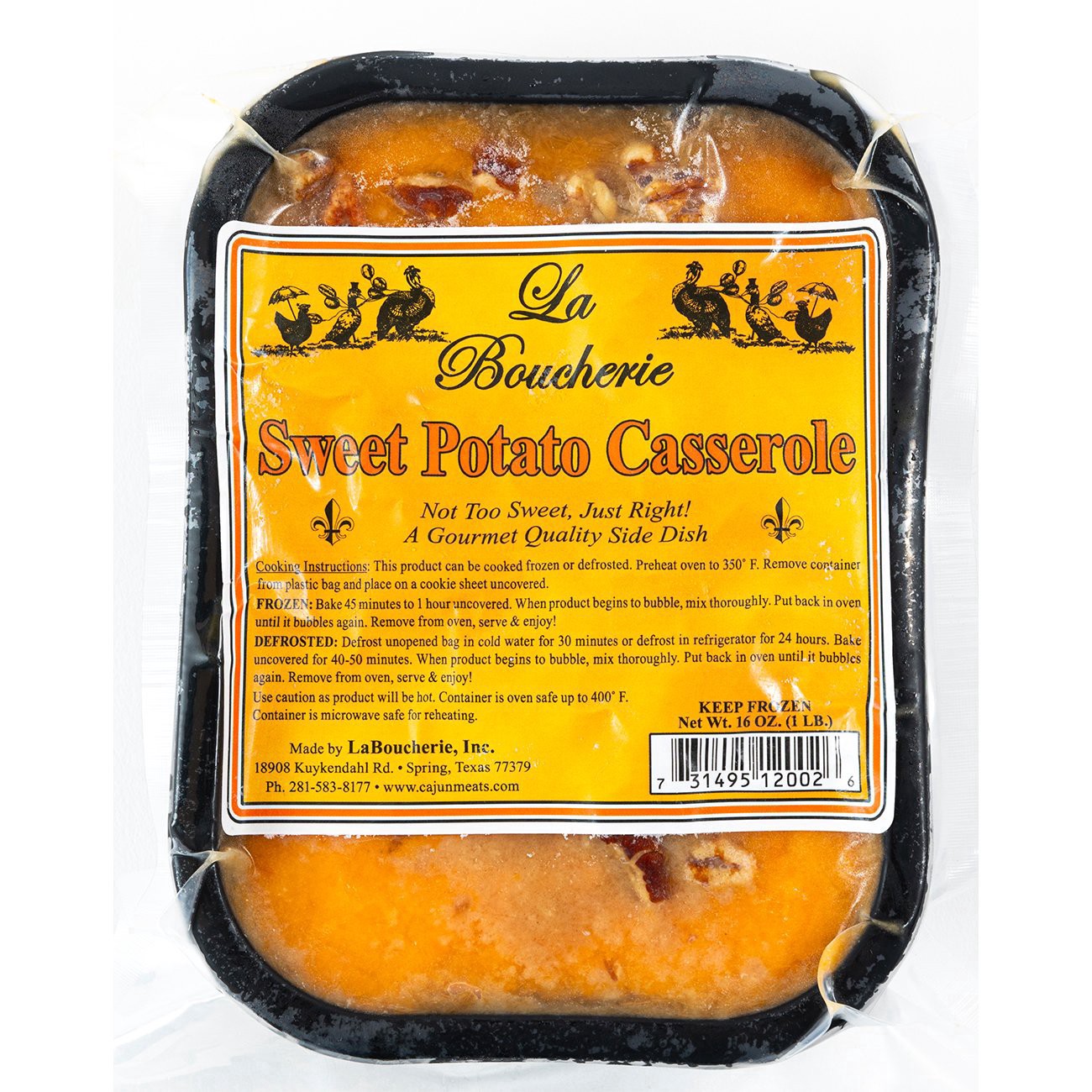 slide 1 of 1, La Boucherie Sweet Potato Casserole, 16 oz