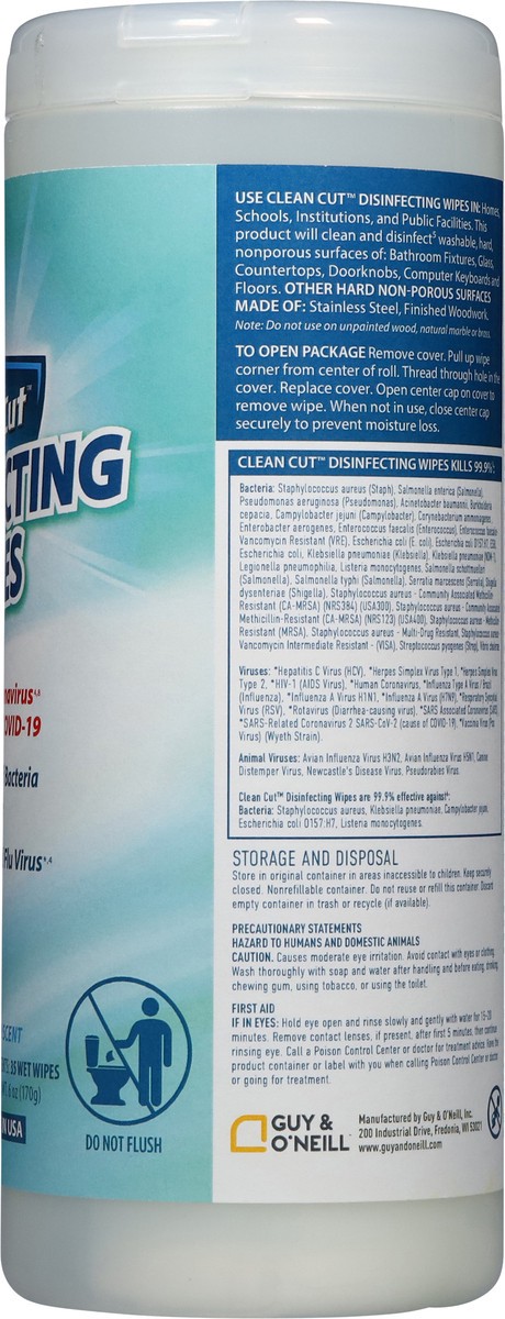 slide 2 of 12, Clean Cut Fresh Scent Disinfecting Wipes 35 ea, 35 ct