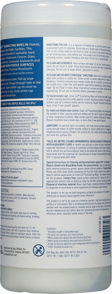 slide 6 of 12, Clean Cut Fresh Scent Disinfecting Wipes 35 ea, 35 ct