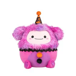 Squishmallows Magenta Bigfoot in Clown Costume