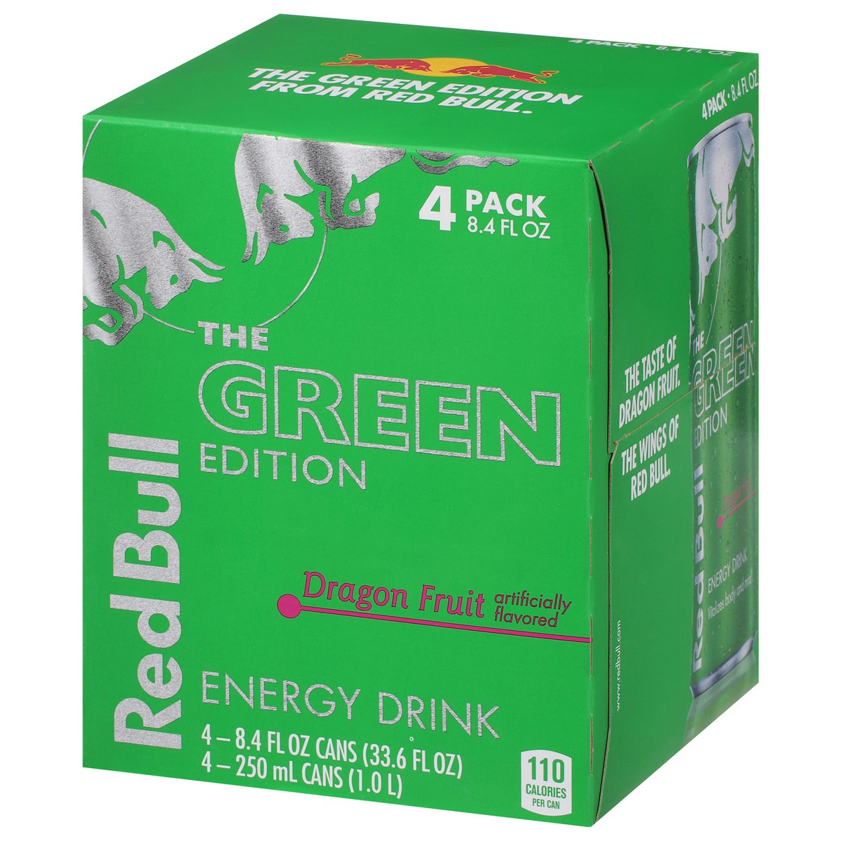 slide 11 of 11, Red Bull Green Edition Dragonfruit Energy Drink, 33.6 fl oz