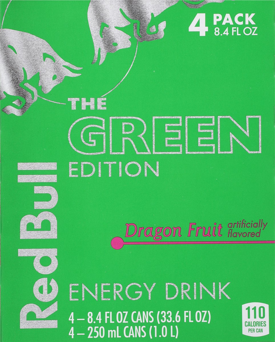 slide 3 of 11, Red Bull Green Edition Dragonfruit Energy Drink, 33.6 fl oz