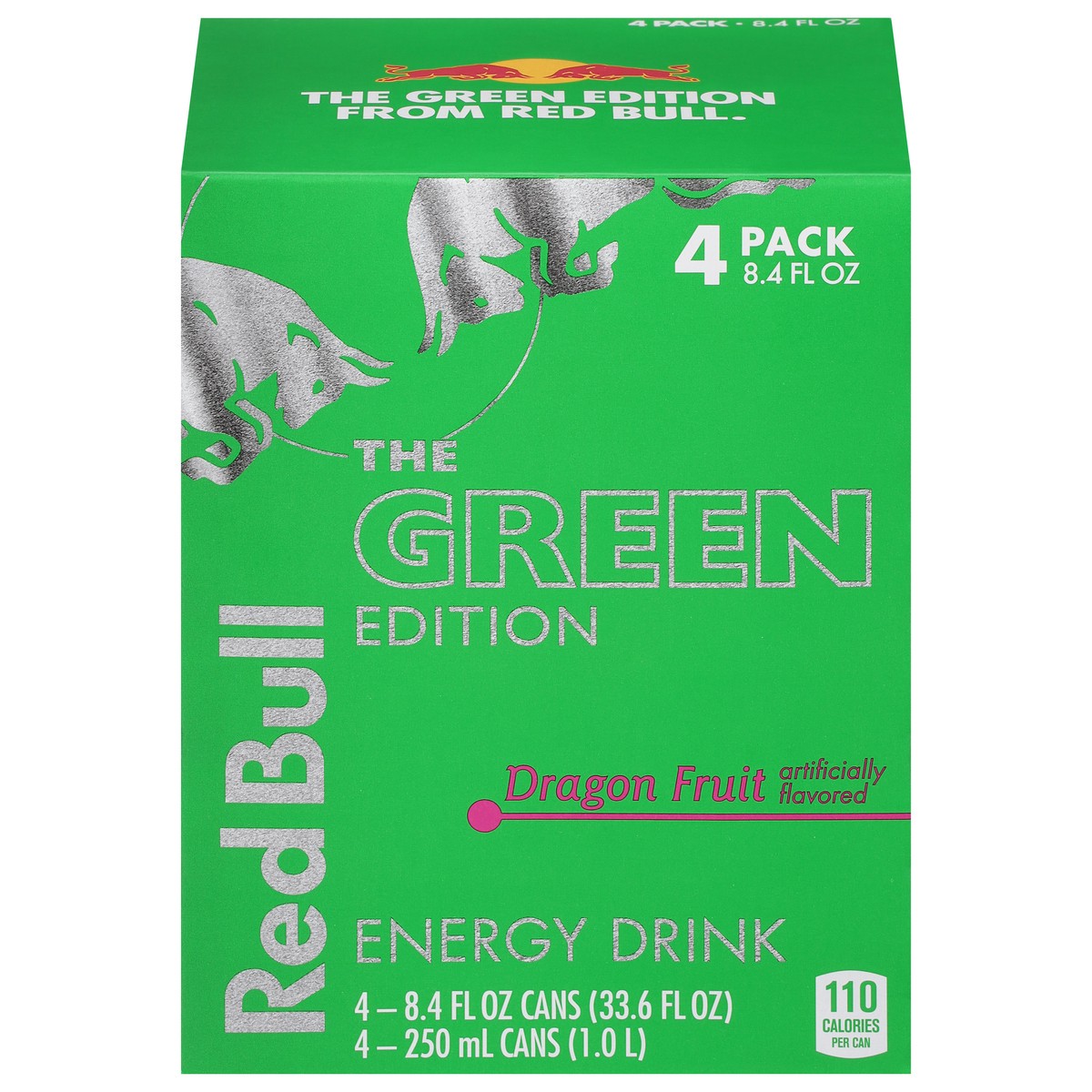 slide 9 of 11, Red Bull Green Edition Dragonfruit Energy Drink, 33.6 fl oz