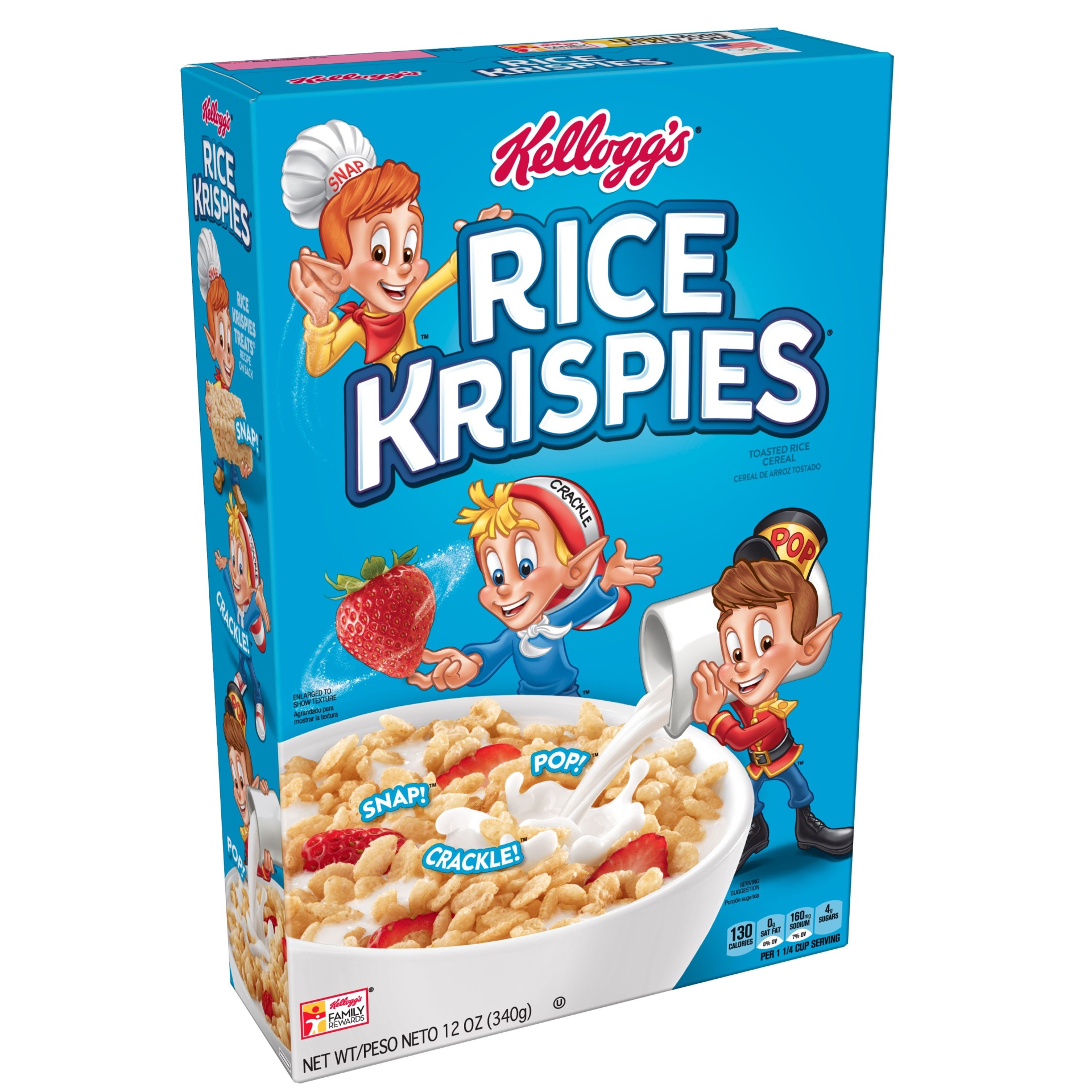 slide 1 of 1, Rice Krispies Cereal, 12 oz