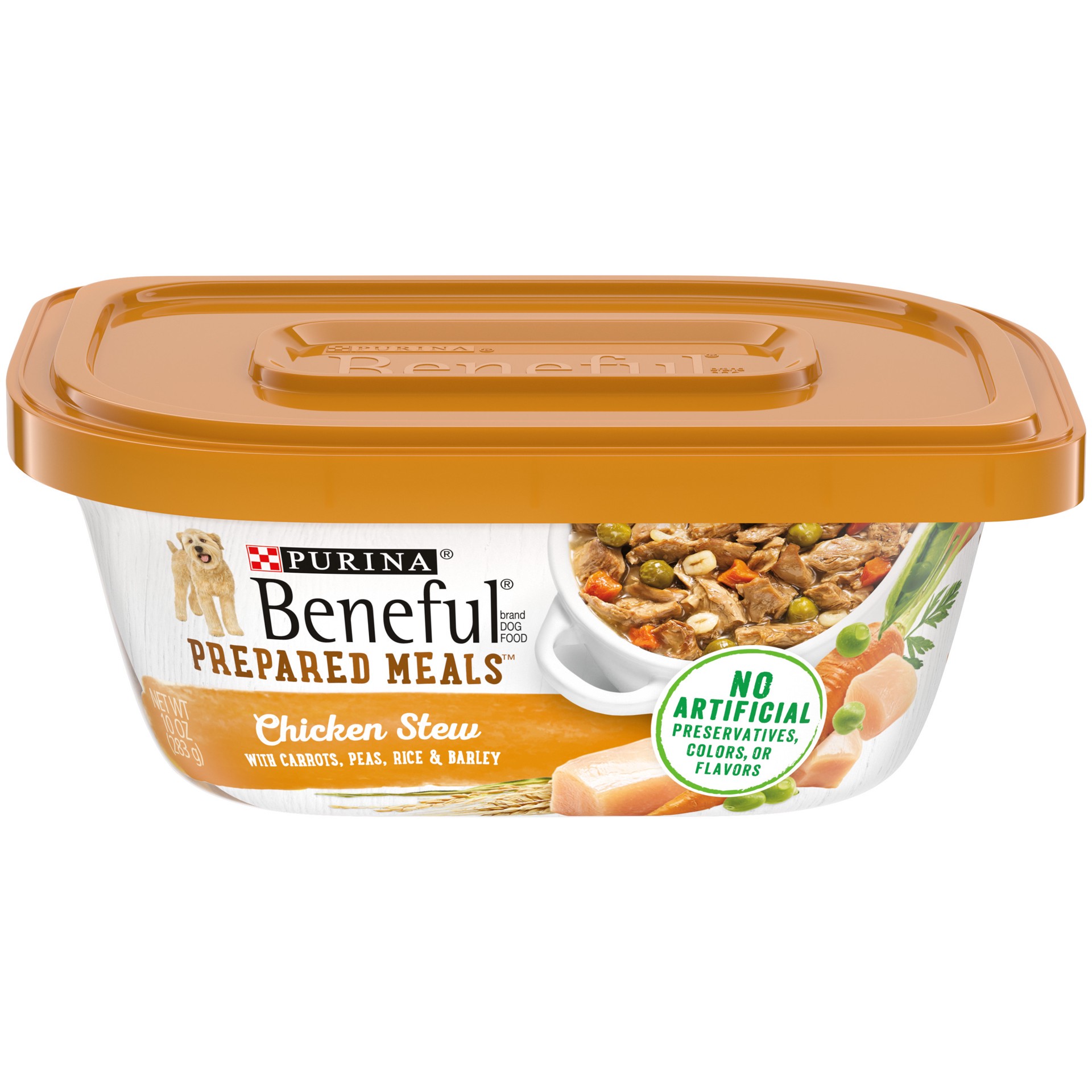 slide 1 of 9, Beneful Purina Beneful Prepared Meals Stew Recipes Wet Dog Food Chicken Stew - 10oz, 10 oz