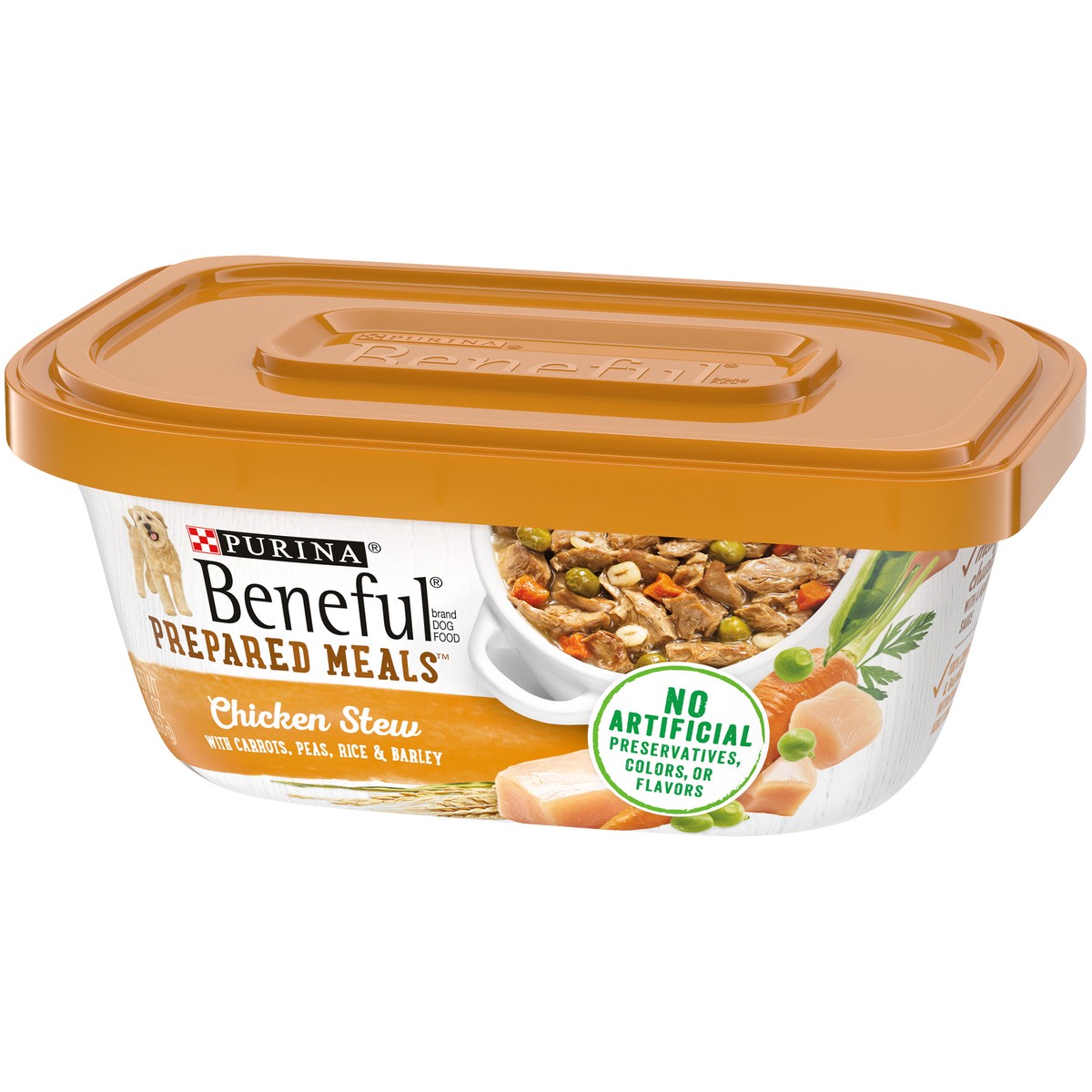 slide 4 of 9, Beneful Purina Beneful Prepared Meals Stew Recipes Wet Dog Food Chicken Stew - 10oz, 10 oz