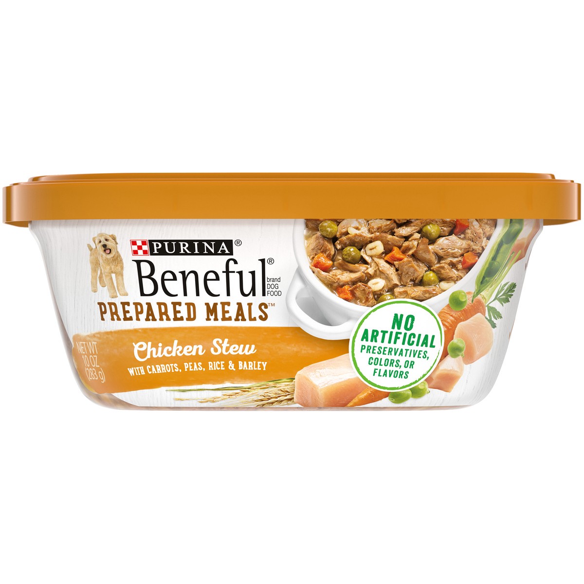 slide 3 of 9, Beneful Purina Beneful Prepared Meals Stew Recipes Wet Dog Food Chicken Stew - 10oz, 10 oz