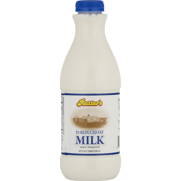 slide 1 of 1, Rutter's 2% Reduced Fat Milk, 1 qt