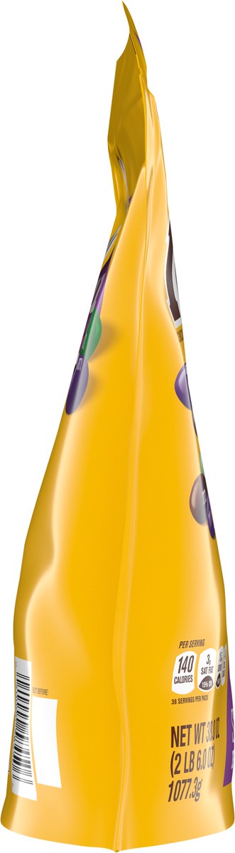 slide 9 of 9, M&M's Limited Edition Peanut Milk Chocolate Candy featuring Purple Candy, Party Size, 38 oz Bulk Bag, 38 oz
