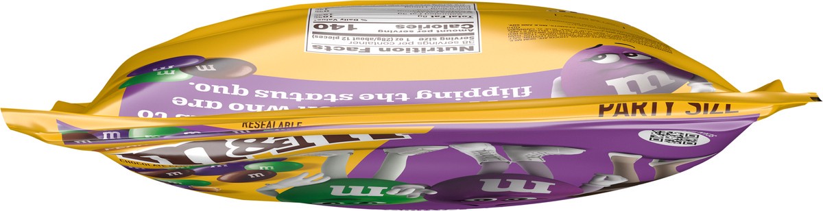 slide 8 of 9, M&M's Limited Edition Peanut Milk Chocolate Candy featuring Purple Candy, Party Size, 38 oz Bulk Bag, 38 oz