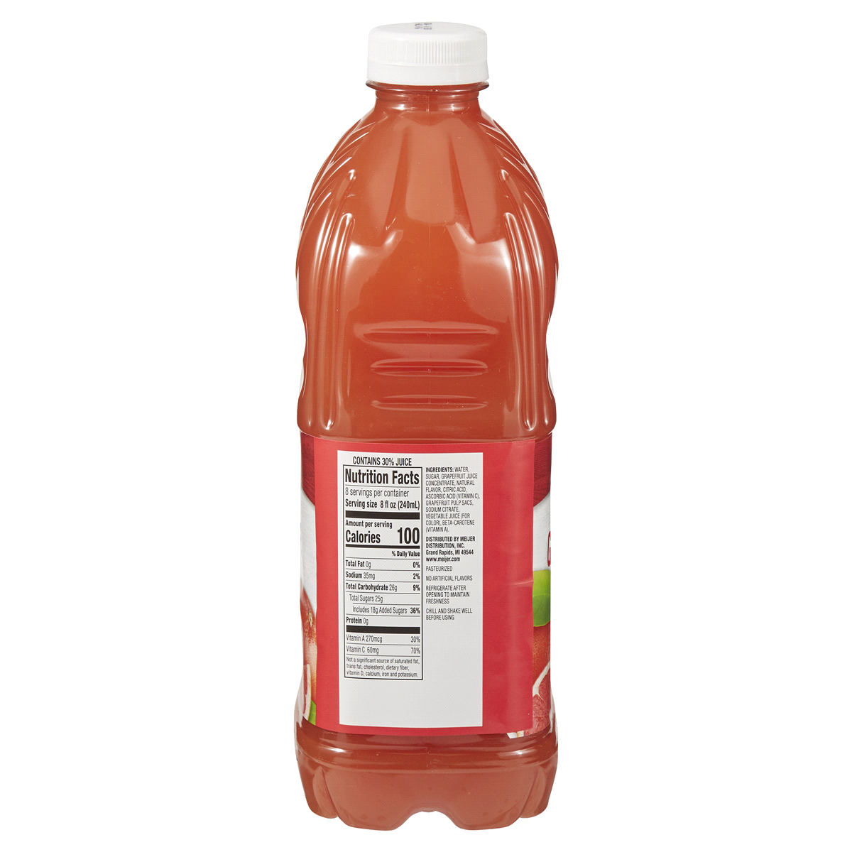 slide 5 of 5, Meijer Ruby Red Grapefruit Juice - 64 oz, 64 oz
