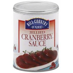 Hill Country Fare Jellied Cranberry Sauce