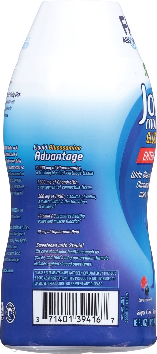 slide 4 of 9, Nature's Way Joint Movement Glucosamine Fast Absorbing Liquid, Ultra Strength, 16 Day Supply, Sugar Free, Berry Flavored, 16 Oz, 16 fl oz