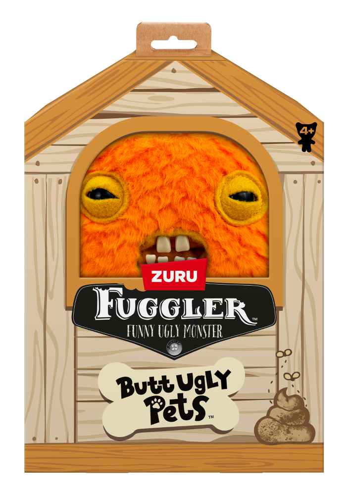 slide 1 of 1, Fuggler Butt Ugly Pets 9" Goldfish, 9 in