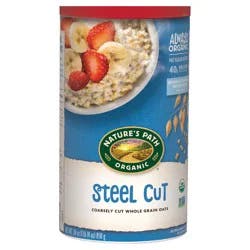 Nature's Path Organic Steel Cut Oatmeal 30oz Canister