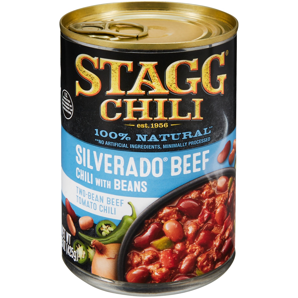 slide 1 of 1, Stagg Gluten Free Silverado Beef Chili with Beans - 15oz, 