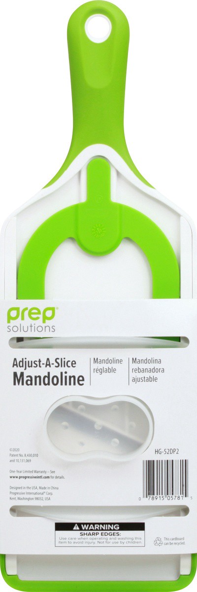 slide 7 of 8, Prep Solutions Progressive Adjust-A-Slice Mandoline, 1 ct