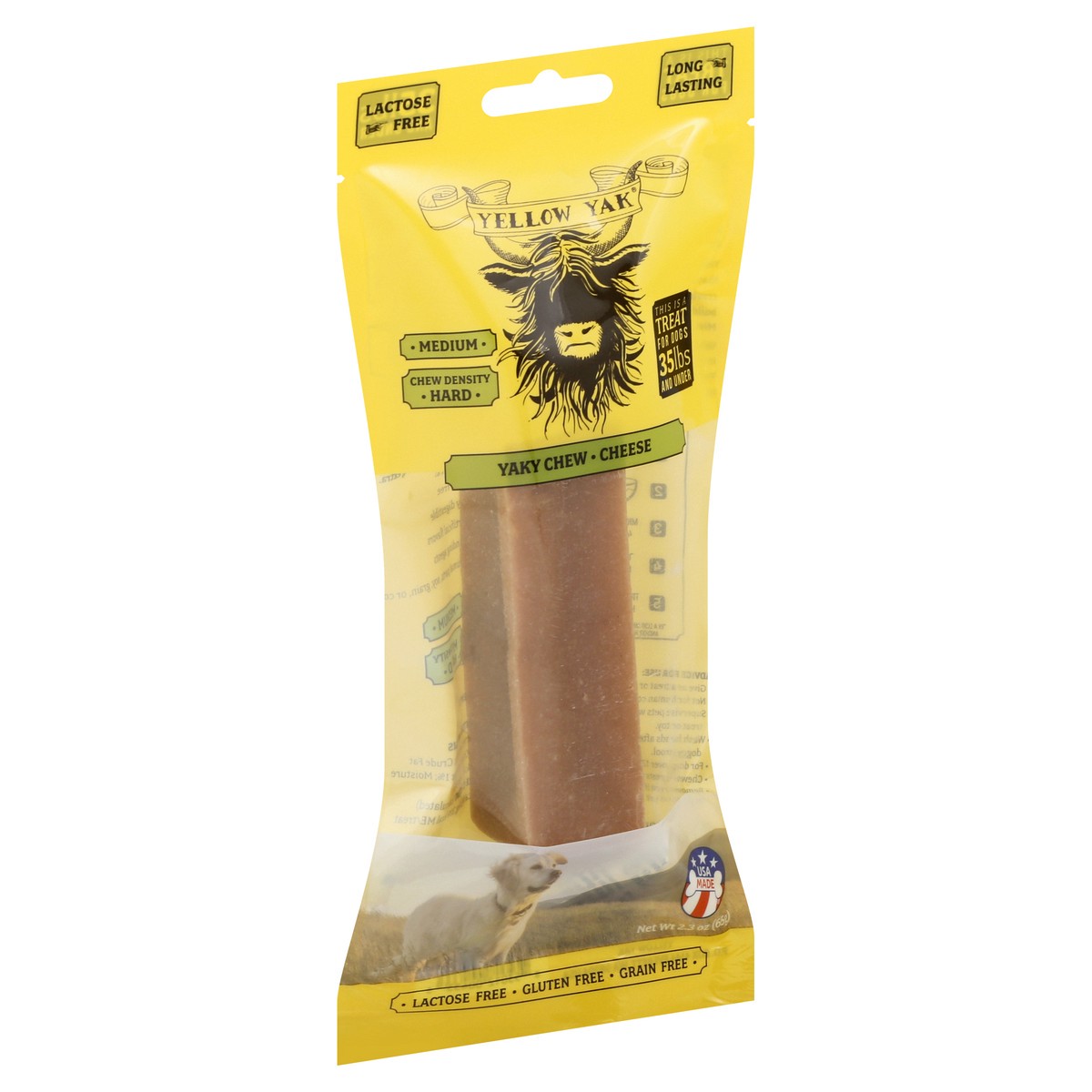 slide 6 of 9, Yellow Yak Yaky Chew Cheese Treat for Dogs 2.3 oz, 2.3 oz