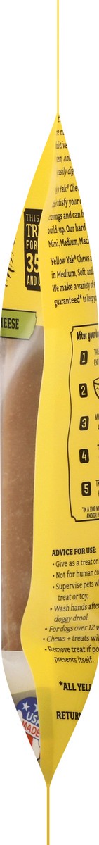 slide 7 of 9, Yellow Yak Yaky Chew Cheese Treat for Dogs 2.3 oz, 2.3 oz