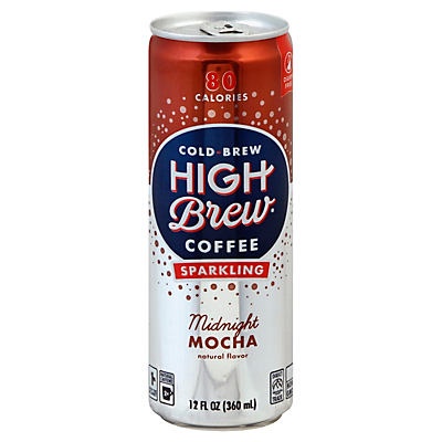 slide 1 of 1, High Brew Coffee Sparkling Midnight Mocha, 12 oz