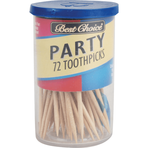 slide 1 of 1, Best Choice Party Toothpicks, 72 ct