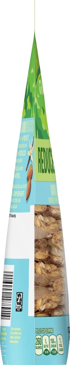 slide 4 of 9, Nature Valley Vanilla Almond Reduced Sugar Granola, 11 OZ Bag, 11 oz