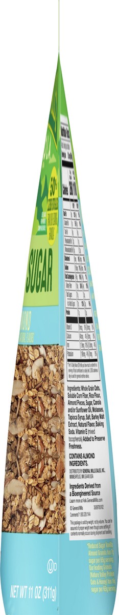 slide 6 of 9, Nature Valley Vanilla Almond Reduced Sugar Granola, 11 OZ Bag, 11 oz