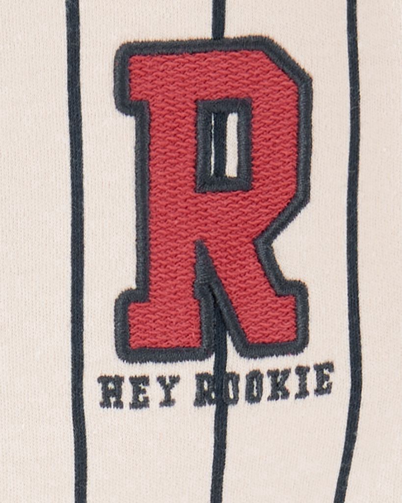 slide 2 of 3, Carter's Carters Baby Baseball Rookie 2-Way Zip Cotton Sleep & Play Pajamas Multi NB, 1 ct