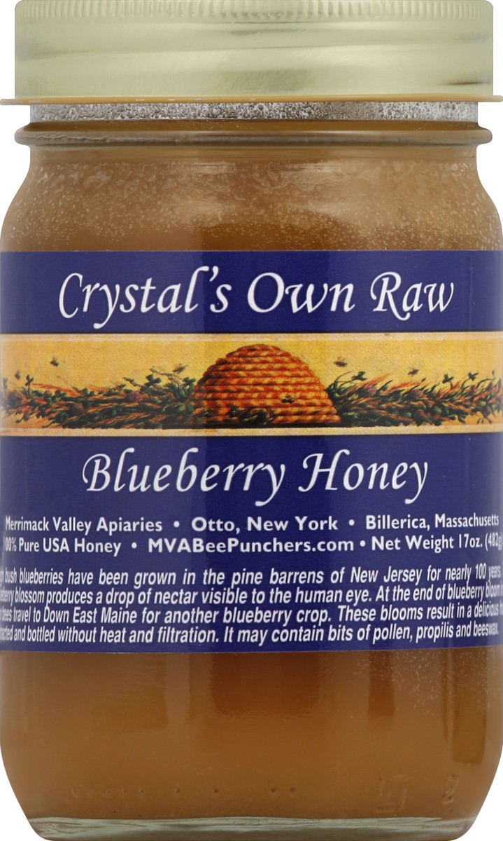 slide 2 of 2, Crystals Own Raw Honey - 17 oz, 17 oz
