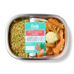 FRESH FROM MEIJER Ffm Pesto Salmon With Carrots Lto 10.5 Oz