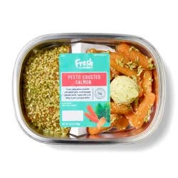 FRESH FROM MEIJER Ffm Pesto Salmon With Carrots Lto 10.5 Oz