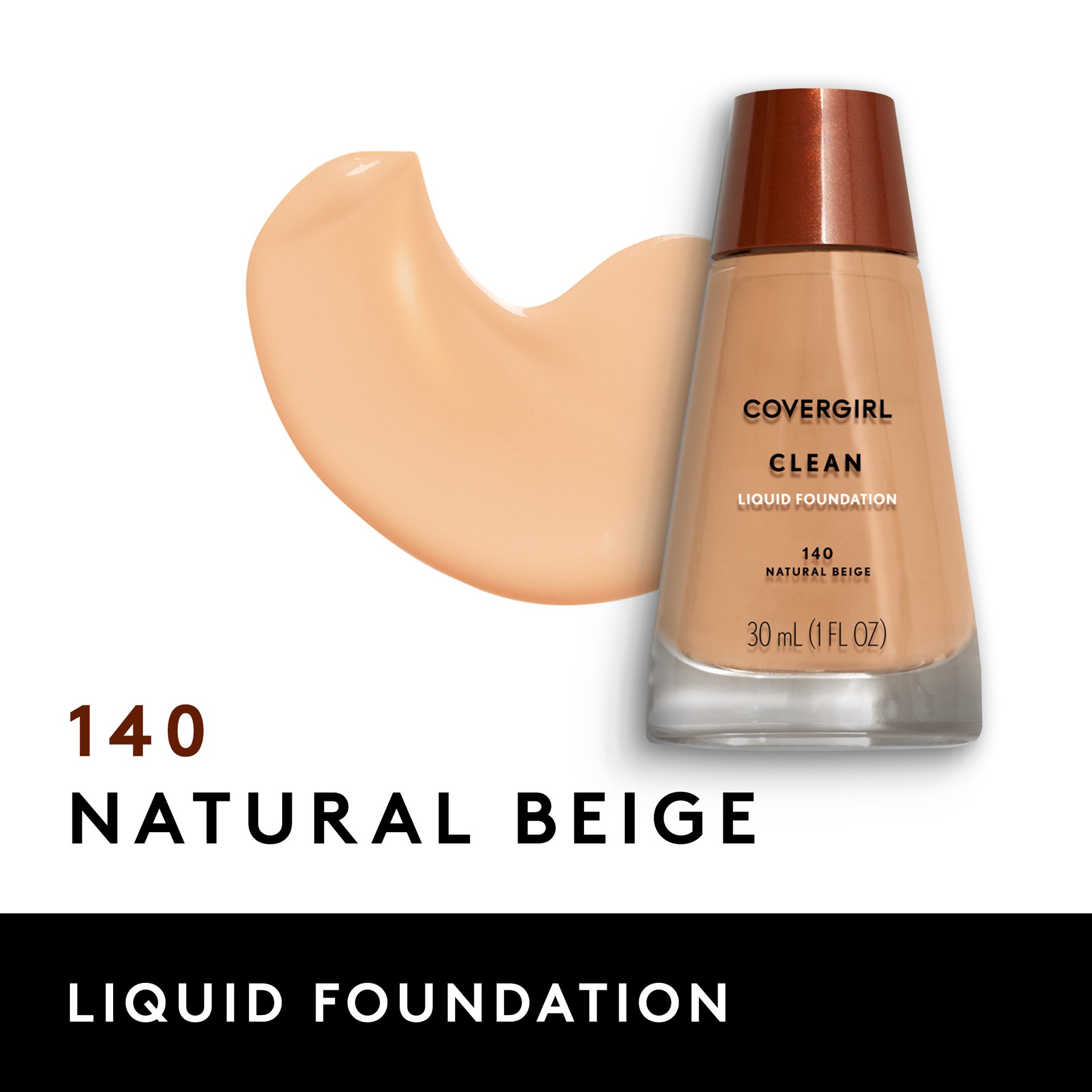 slide 1 of 1, Covergirl Clean Liquid Makeup Foundation, 1 oz