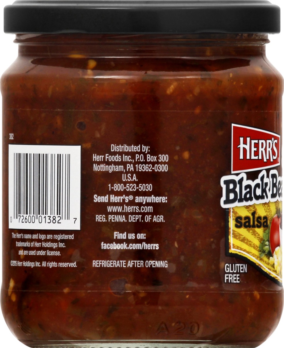 slide 4 of 10, Herr's Southwestern Black Bean & Corn Salsa 16 oz, 16 oz