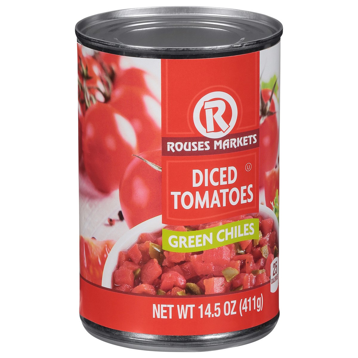 slide 6 of 11, Rouses Markets Green Chiles Diced Tomatoes 14.5 oz, 14.5 oz