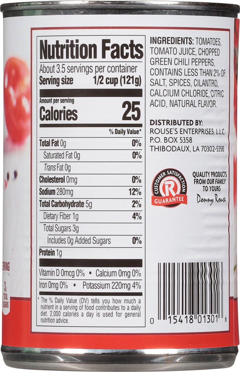 slide 3 of 11, Rouses Markets Green Chiles Diced Tomatoes 14.5 oz, 14.5 oz