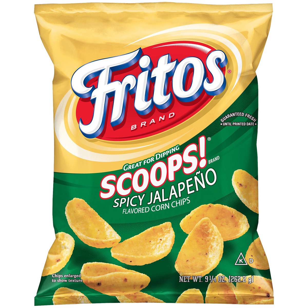 slide 4 of 4, Fritos Scoops Spicy Jalapeno Corn Chips, 9.25 oz