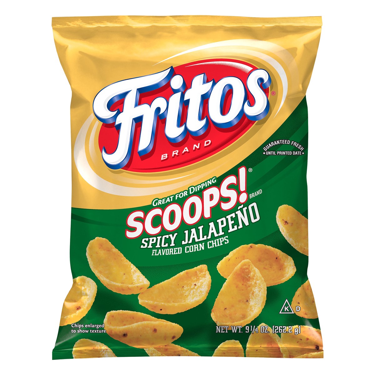 slide 1 of 4, Fritos Scoops Spicy Jalapeno Corn Chips, 9.25 oz