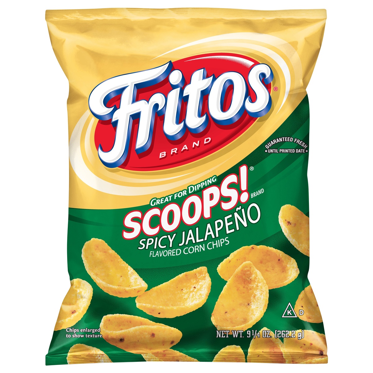 slide 1 of 6, Fritos Scoops Spicy Jalapeno Flavored Corn Chips 9.25 oz, 9.25 oz