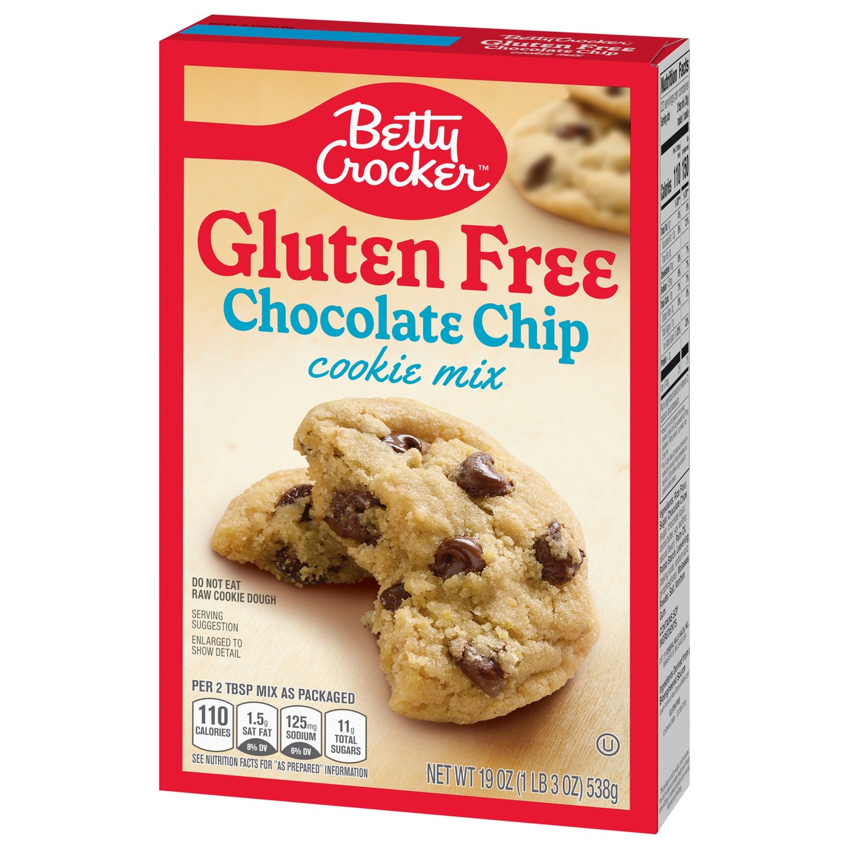 slide 4 of 14, Betty Crocker Gluten Free Chocolate Chip Cookie Mix, 19 oz., 19 oz