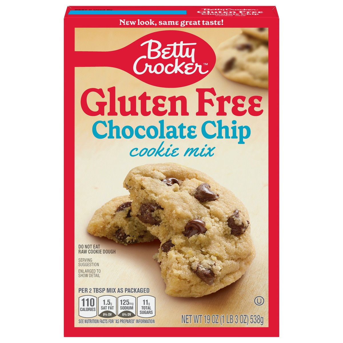 slide 1 of 3, Betty Crocker Gluten Free Chocolate Chip Cookie Mix, 19 oz, 19 oz
