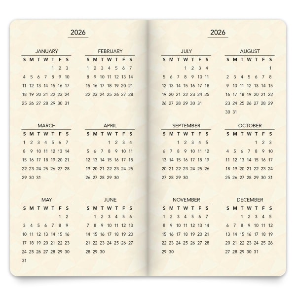 slide 5 of 10, BrownTrout 2-Year Large Print Monthly Pocket Planner, 3-1/2"" X 6-1/2"", Floral Fireworks, January 2024 To December 2025, 1 ct