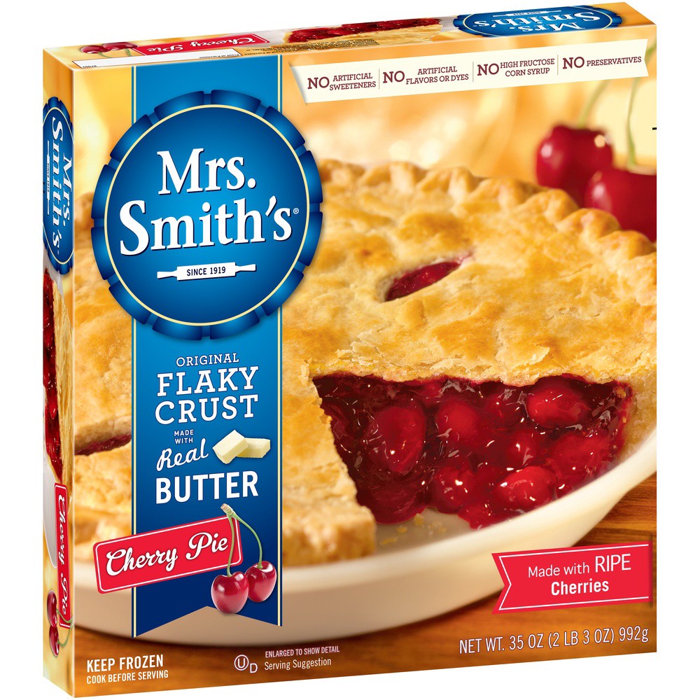 slide 4 of 18, Mrs. Smith's Original Flaky Crust Cherry Pie, 2.19 lb
