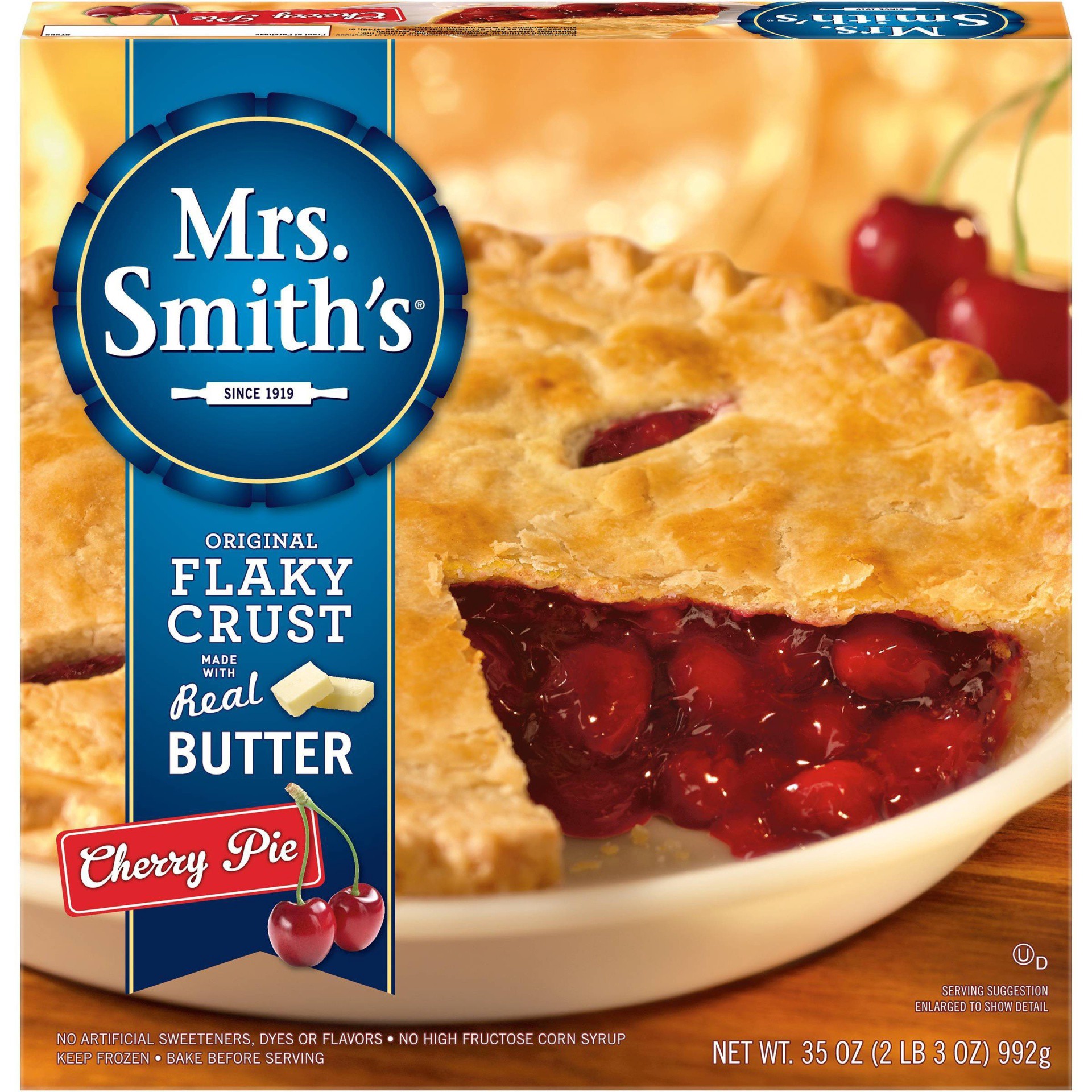 slide 1 of 18, Mrs. Smith's Original Flaky Crust Cherry Pie, 2.19 lb