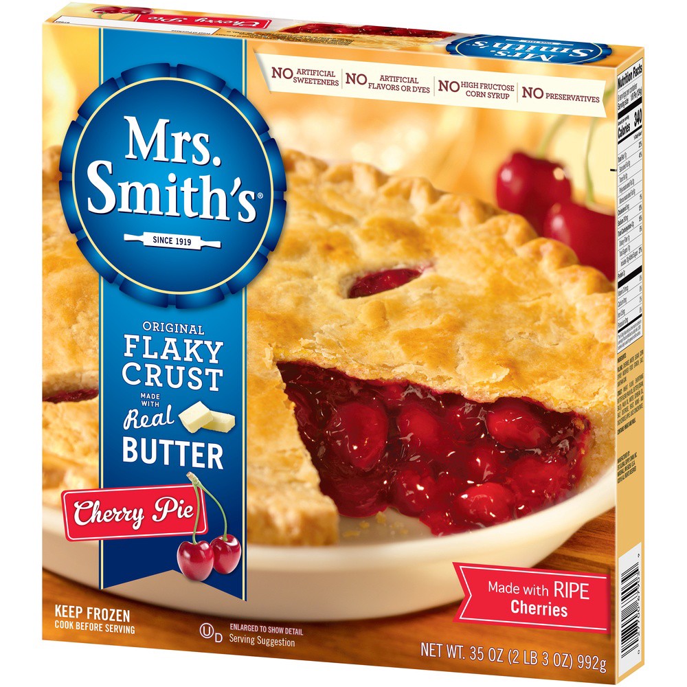 slide 9 of 18, Mrs. Smith's Original Flaky Crust Cherry Pie, 2.19 lb