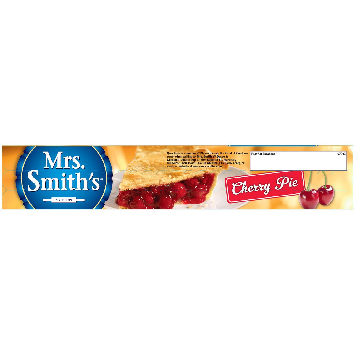 slide 13 of 18, Mrs. Smith's Original Flaky Crust Cherry Pie, 2.19 lb