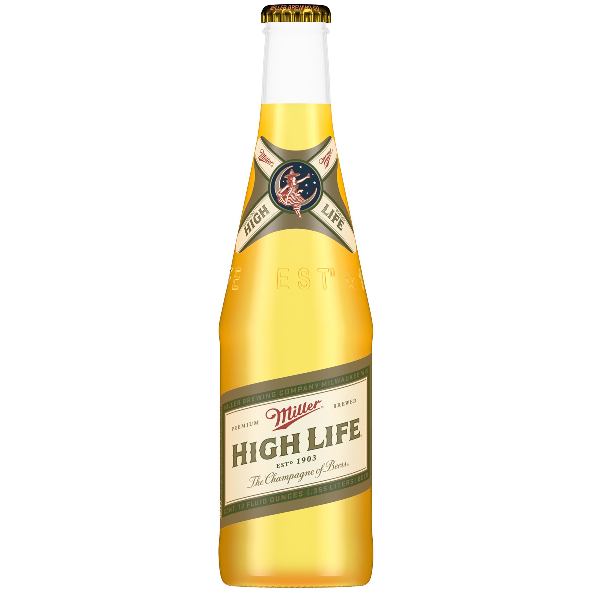 slide 4 of 5, Miller High Life Domestic Bottle, 288 oz