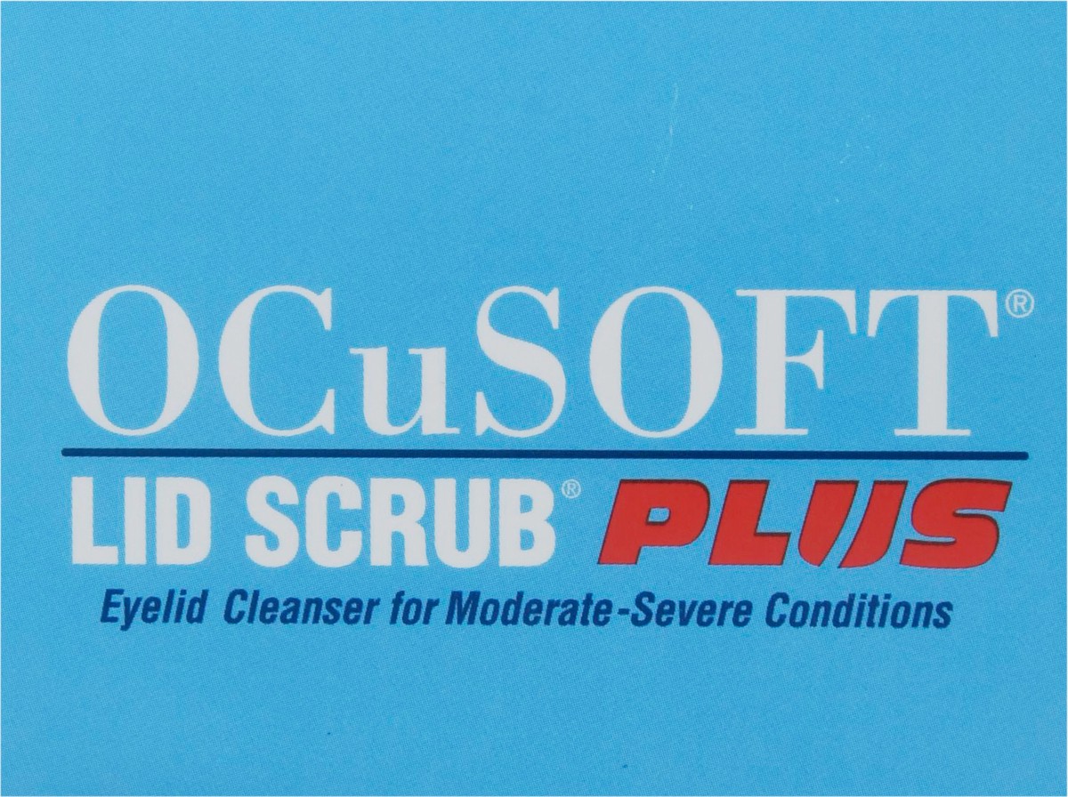 slide 5 of 10, OCuSOFT Lid Scrub Plus Eyelid Cleanser Pads, 30 ct