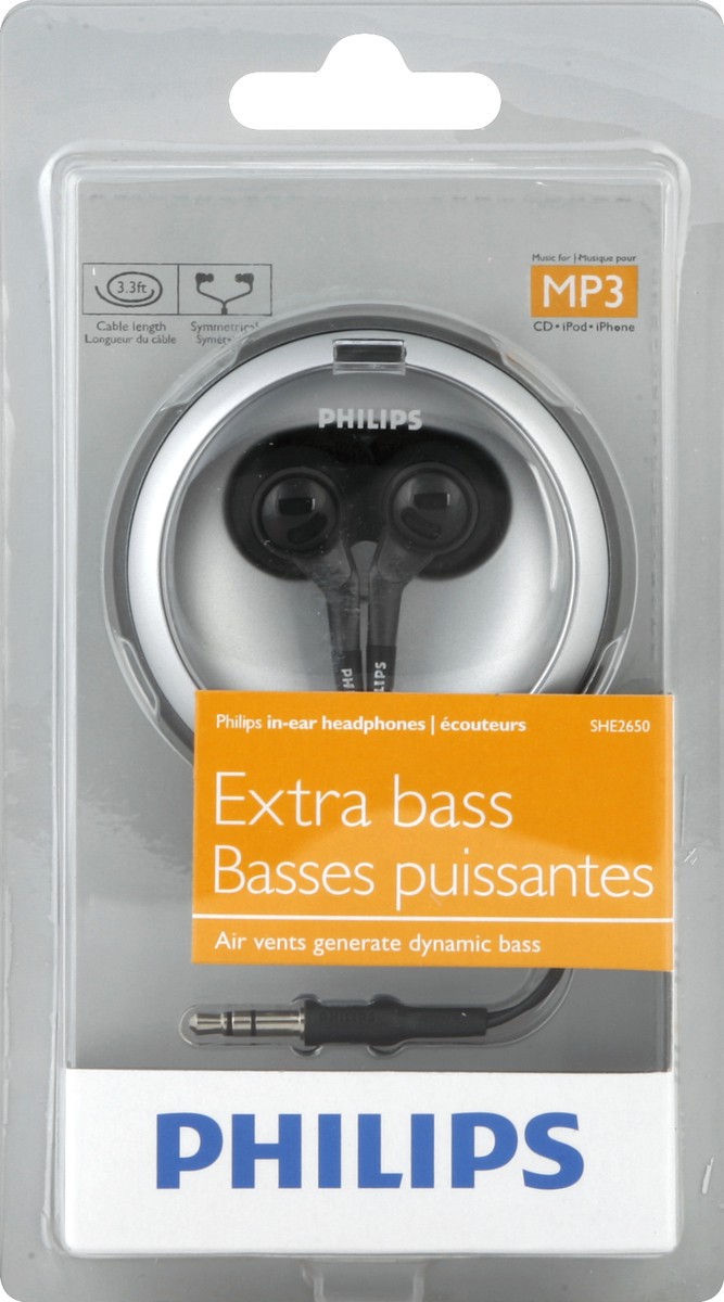 slide 1 of 2, Philips In-Ear Headphones 1 ea, 1 ea