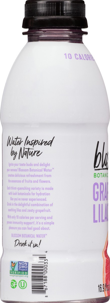 slide 6 of 13, Blossom Water Grapefruit Lilac Botanical Water 16.9 oz, 16.9 fl oz