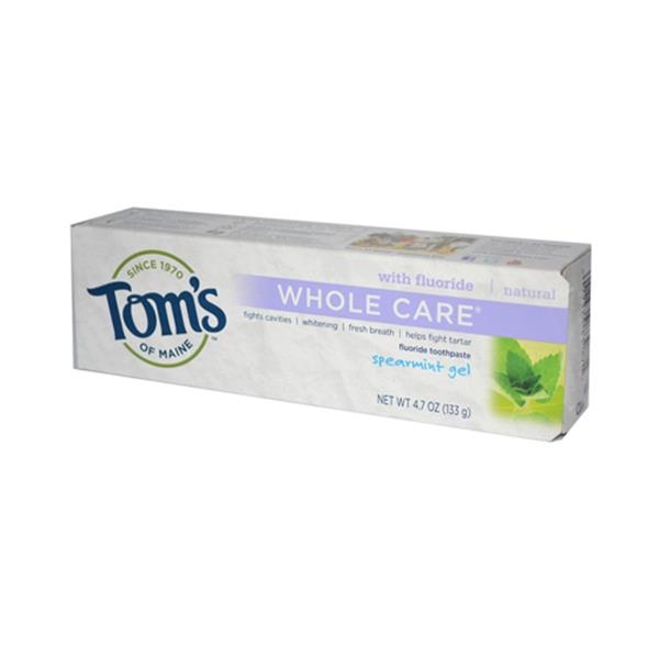 slide 1 of 1, Tom's of Maine Toms Maine Spearmint Wholecare, 4.7 oz